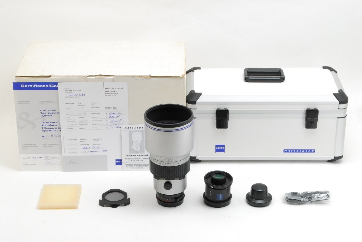 ハッセルブラッド Hasselblad FE 300mm F2.8 Tele-Superachromat テレスーパーアクロマート APO Mutar 1.7XE ZEISS レンズ (e415)