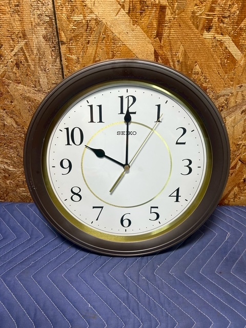 【2-54】SEIKO 掛け時計 直径Φ約32cm KS 764 N