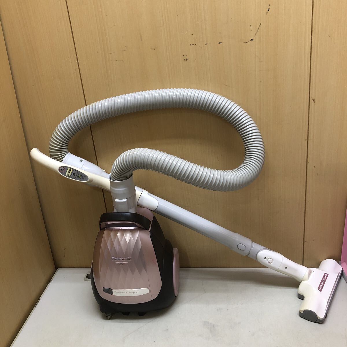 TK6585 Panasonic MC-PK17A-P 紙パック式掃除機 2015年製 動作確認濟 0209 