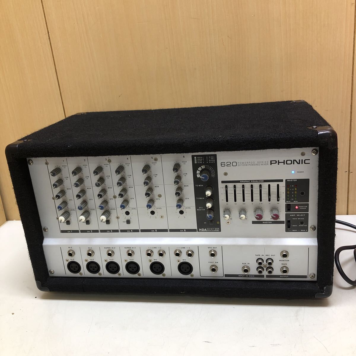 TK5656 PHONIC パワードミキサー　POWERPOD620 通電のみ　1121 
