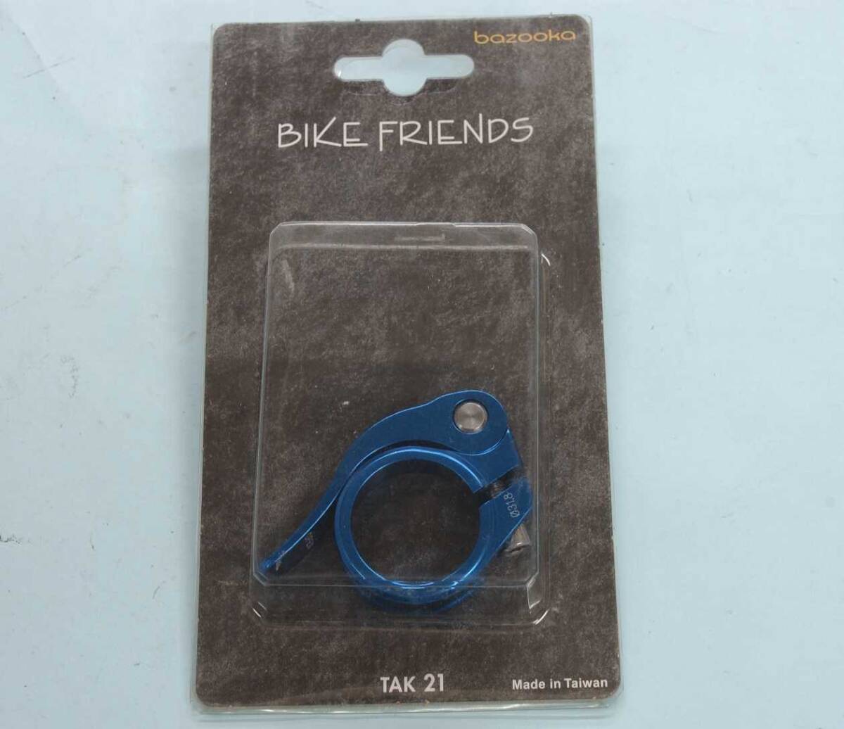 未使用 BIKE FRIENDS シートクランプ 31.8㎜ bazooka 送料185円