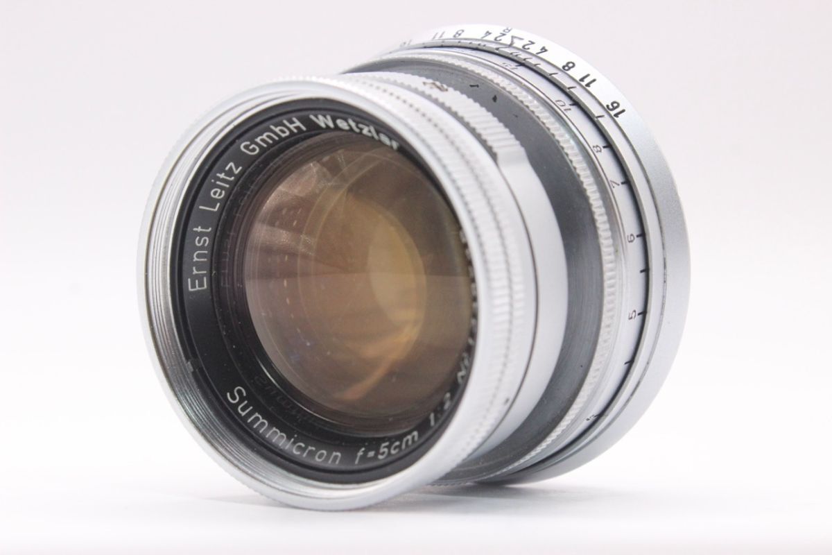 ★希少品★ライカ LEICASummicron 5cm F2 Mマウント トリウムズミクロン 超希少 #771@x RO4060