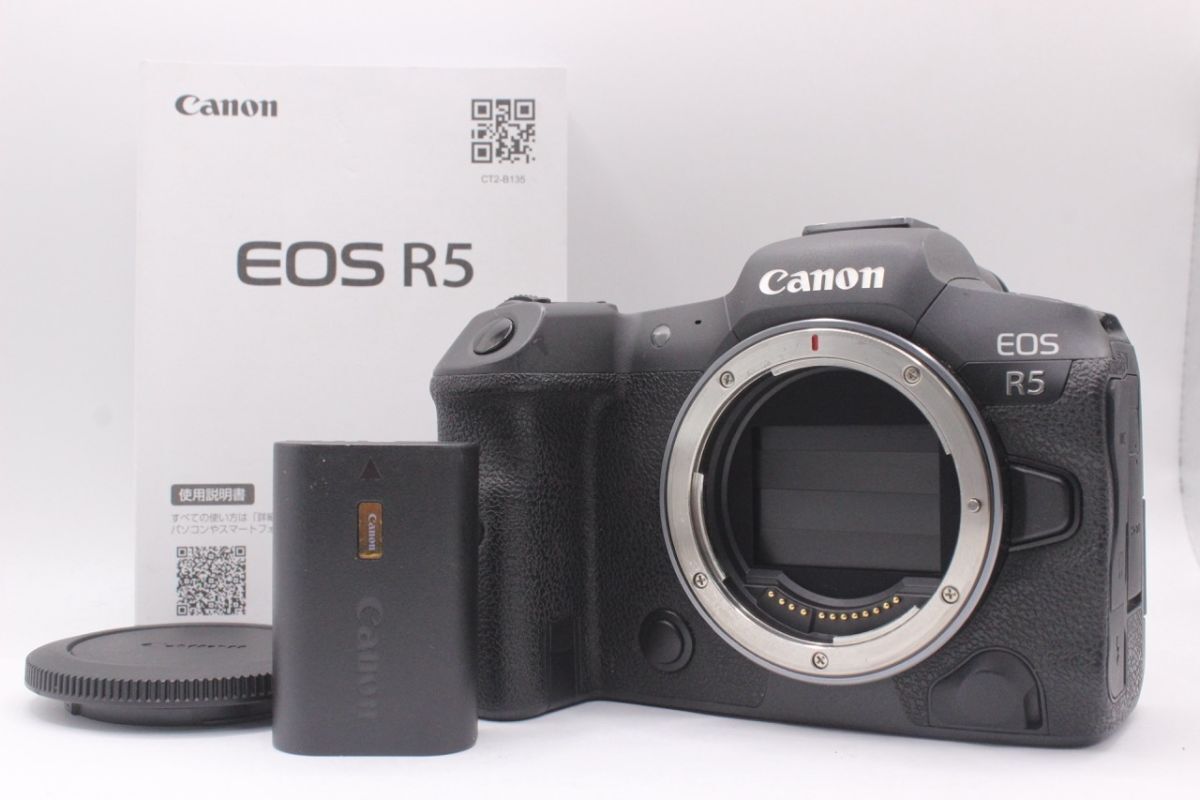 ★良品★キヤノン CANON R5 ミラーレス ショット数 38761回 #2282@k RO4062
