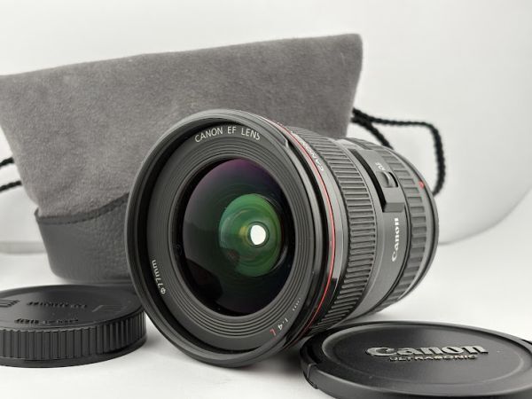 ★美品★ キヤノン CANON EF 17-40mm F4L USM ★レンズポーチ、前後キャップ付★ #1214-8