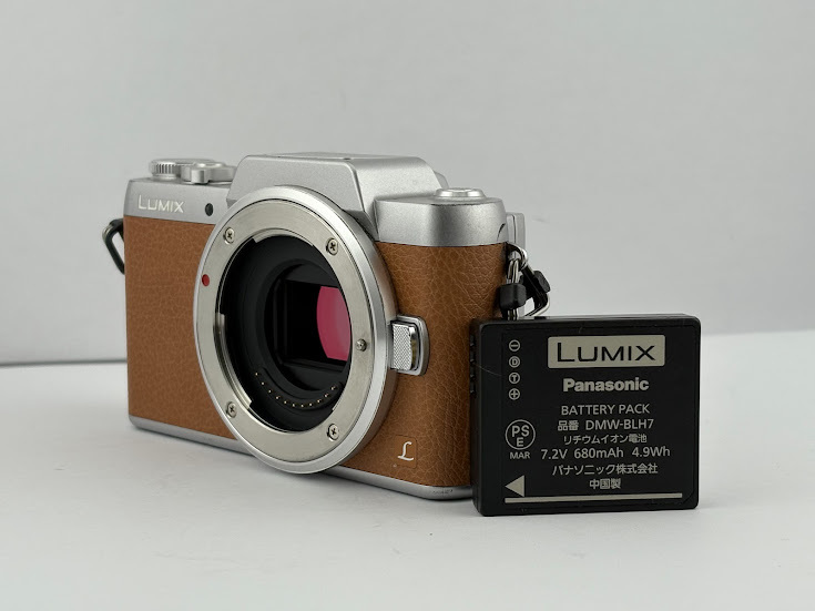 ★極上品★ パナソニック Panasonic LUMIX DMC-GF7 ボディブラウン★バッテリー付★ #0214-12 1404