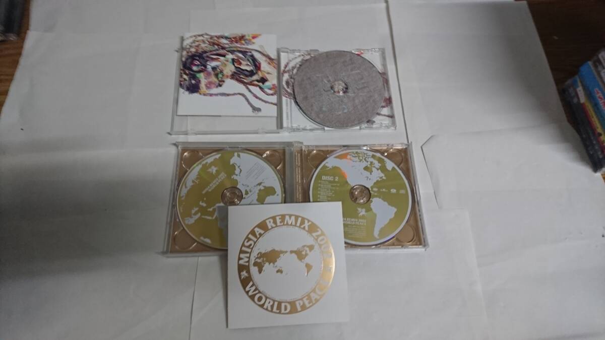 ★☆Ｓ08566　MISIA（ミーシャ)【SINGER FOR SINGER】【MISIA REMIX 2002 WORLD PEACE】　CDアルバムまとめて２枚セット☆★