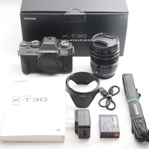 富士フイルム(FUJIFILM) ミラーレス一眼カメラ X-T30レンズキット チャコールシルバー