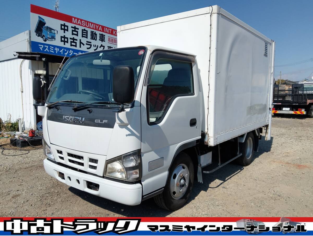 ★いすゞエルフ パネルバン★極東跳ね上げPG付★走行距離少ない：8万㎞★最大積載量：1,950㎏★