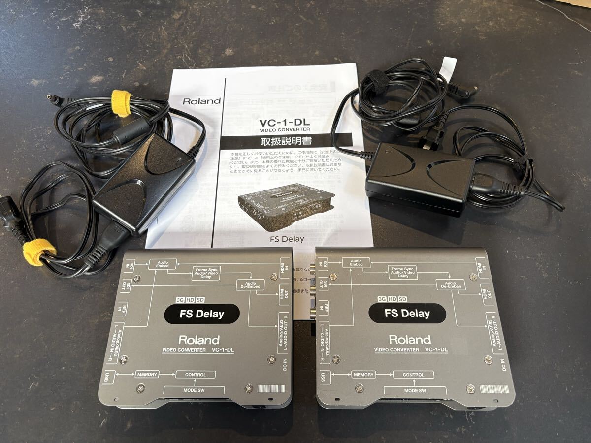 Roland VC-1-DL ローランド 3GSDIHDMI双方向変換　2台まとめて