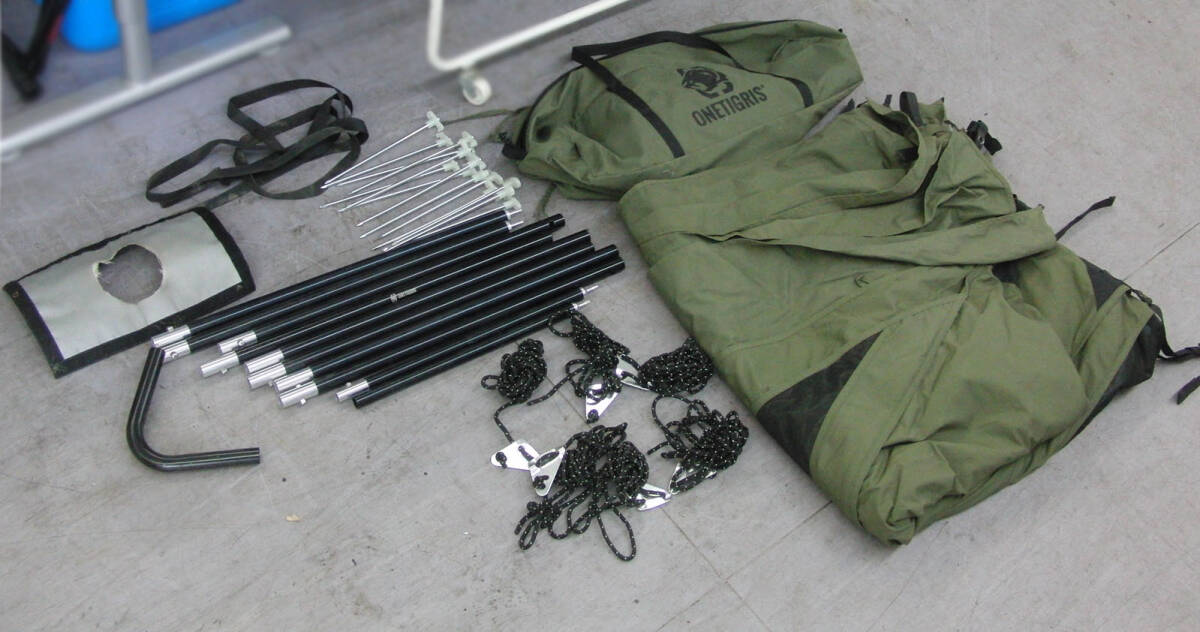 OneTigris CONIFER T/C 煙突テント ワンティグリス ソロテント 軍幕テント ポリコットン キャンプ アウトドア 札幌 手稲