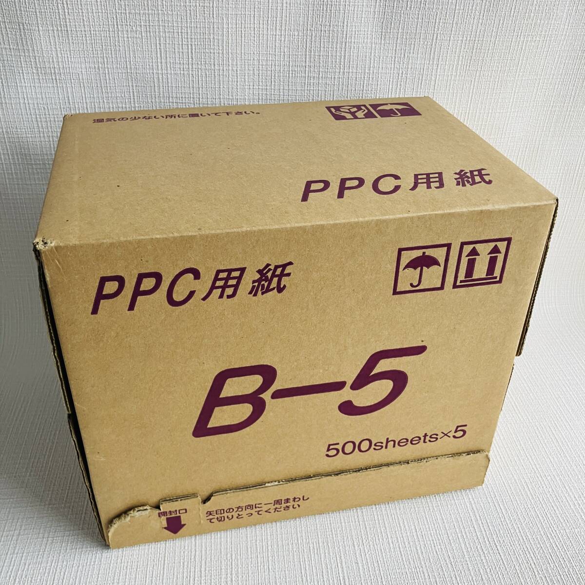 ■未使用品 PPC用紙 B5 コピー用紙 2500枚 500枚×5個 1箱 セット■N3