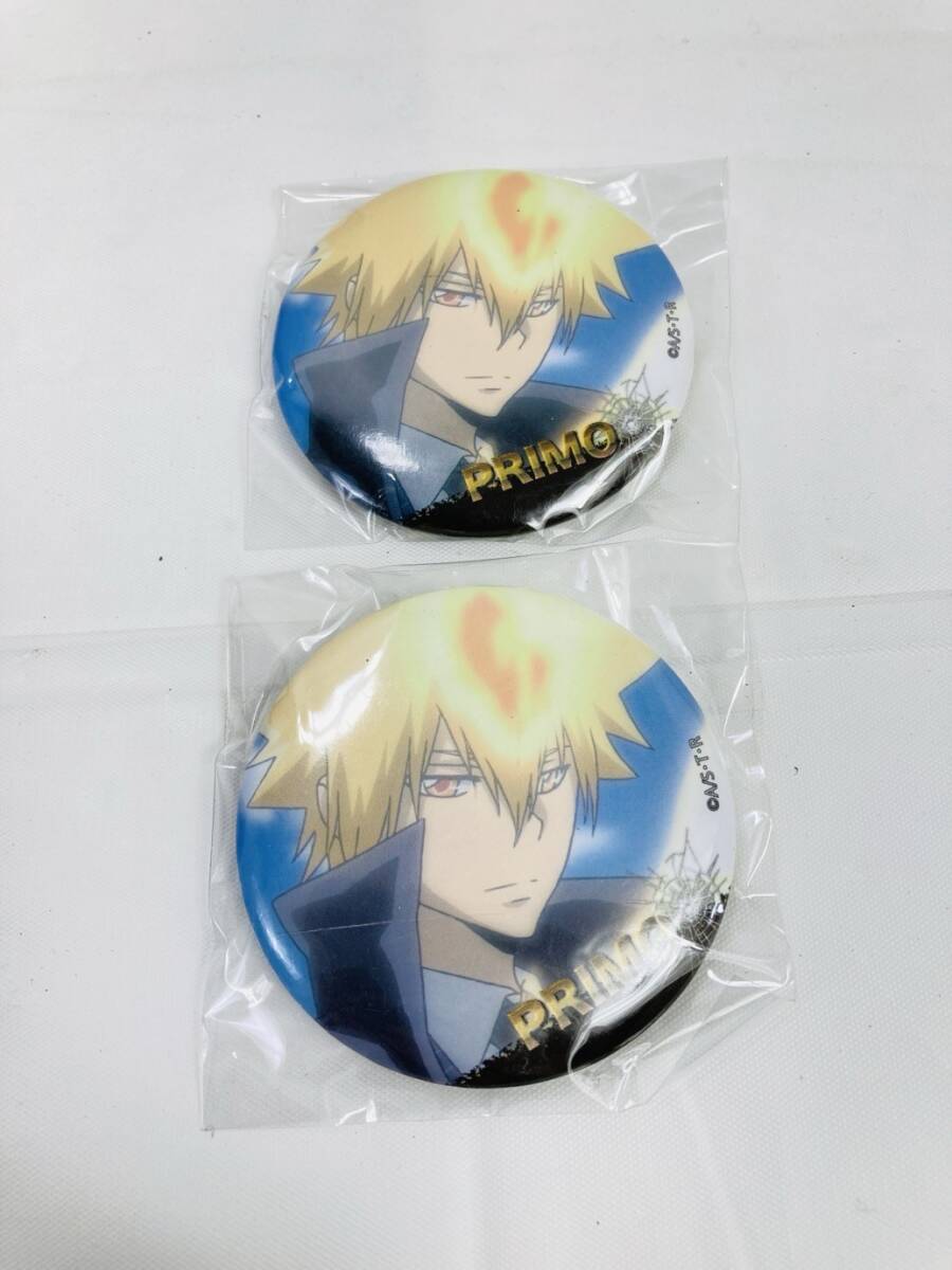 送料350円 未使用 家庭教師ヒットマン REBORN! リボーン 缶バッジ プリーモ ジョット 2個 まとめ 57mm キャラグッズ HY-260219083