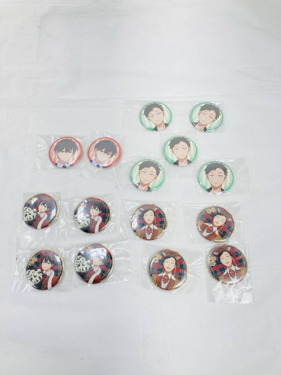 未使用 合コンに行ったら女がいなかった話 缶バッジ 常盤 蘇芳 まとめ キャラグッズ HY-260219073