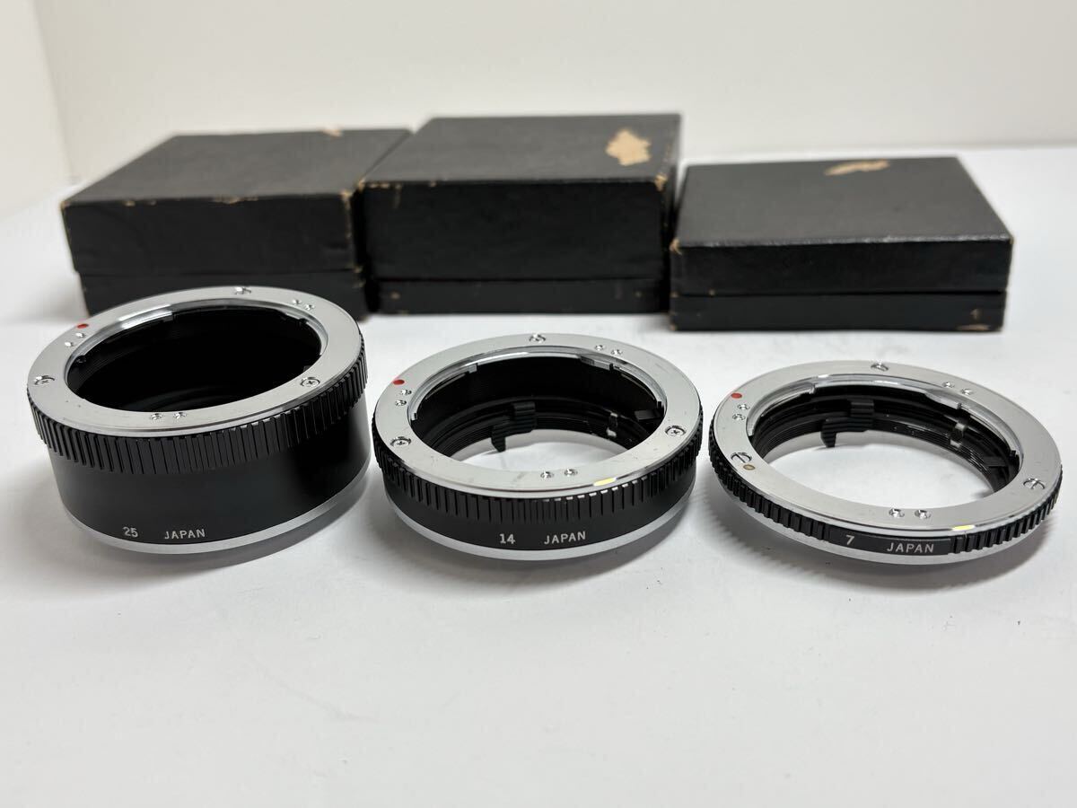 ★新品級★ オリンパス EXTENSION TUBE 7.14.25 3点セット#1196