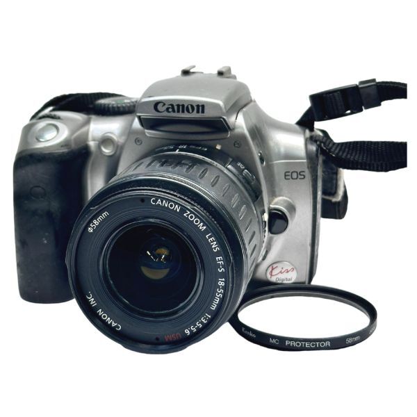 【並品】 CANON キャノン EOS KISS DIGITAL EF-S 18-55mm F3.5-5.6 USM #SH1234