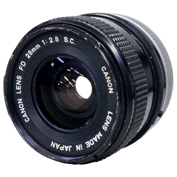 【良品】 CANON キャノン FD 28mm F2.8 S.C. #SH1229