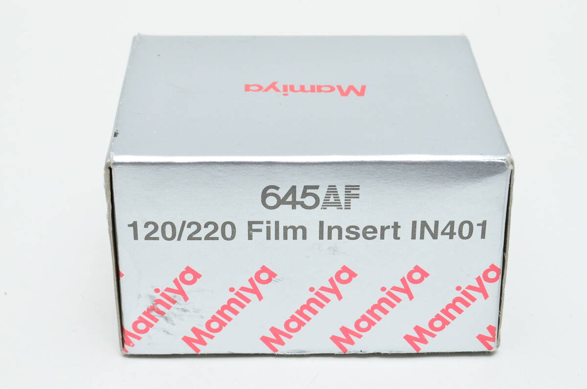  Mamiya 645 AF 120/220 Film Insert IN401 フィルム中わく 美品 元箱ケース付