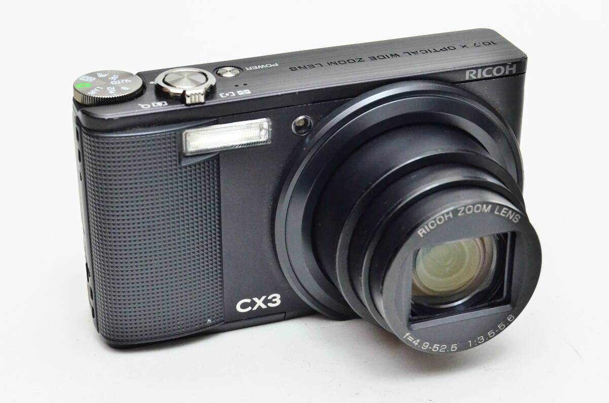RICOH CX3 ブラック 新品バッテリー・充電器