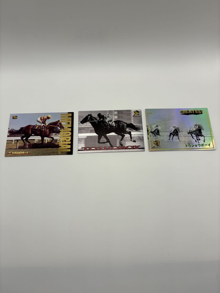 サラブレッドカード　トウショウボーイ　3枚