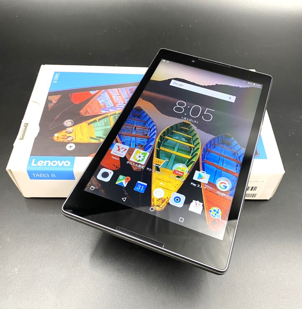 ※ 美品！ Lenovo レノボ TAB3 602LV タブレット アンドロイド ソフトバンク ワイモバイル 初期化済み 利用制限◯ 中古【C4340】