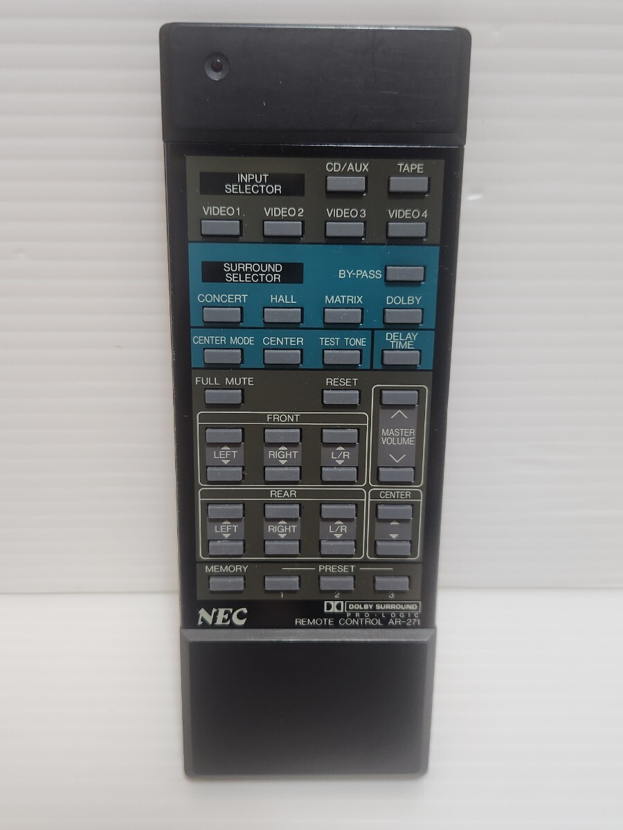 赤外線発光O.K. NEC AR-271 AV-271用リモコン