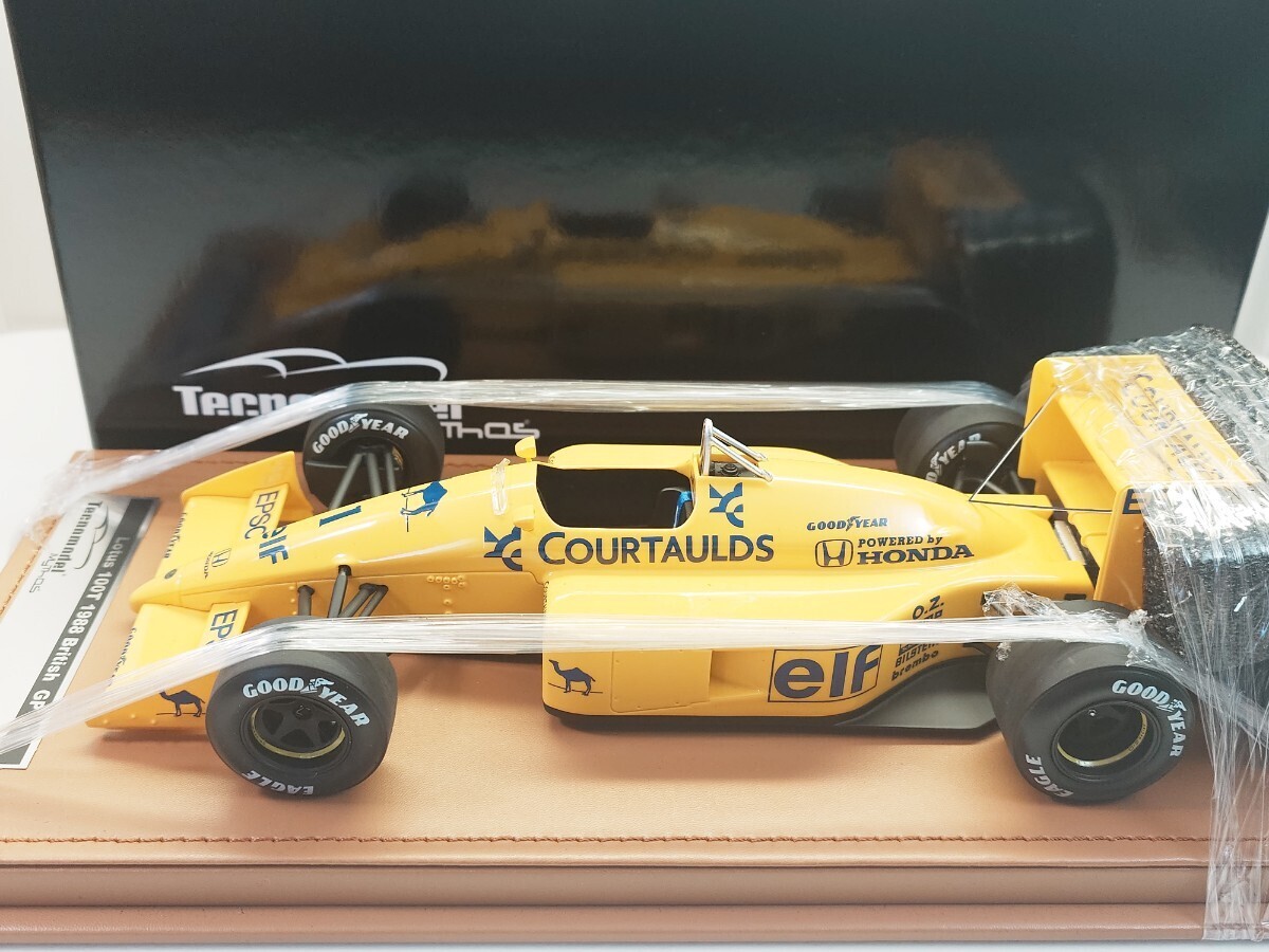 限定70台 テクノモデル 1/18 ロータス 100T 1988 F1 イギリスGP #1 N.ピケ キャメル コートールズ TM18-349A ehc00/2.BH21E☆61k9