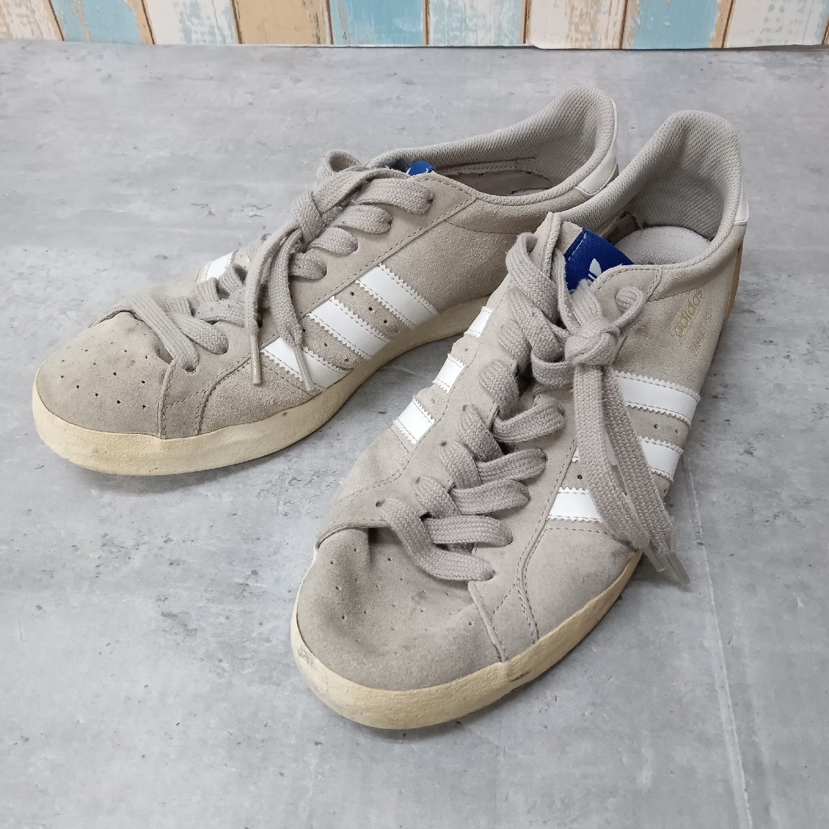 adidas BASKET PROFI LO 30cm バスケット プロフィロー Q23018 ベージュ スニーカー ユーズド