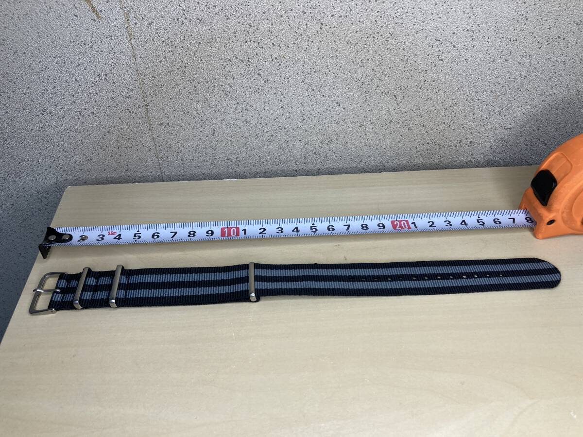 22mm 腕時計 ベルト バンド ウォッチ NATOストラップ ボンド