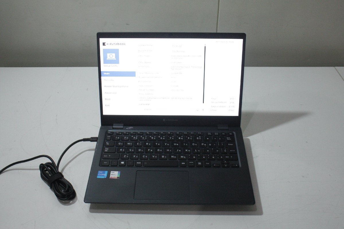 【PK377】第11世代 dynabook G83/HS Core i5-2.4GHz(1135G7)/メモリ16GB/M2 SSD512GB /AC付き
