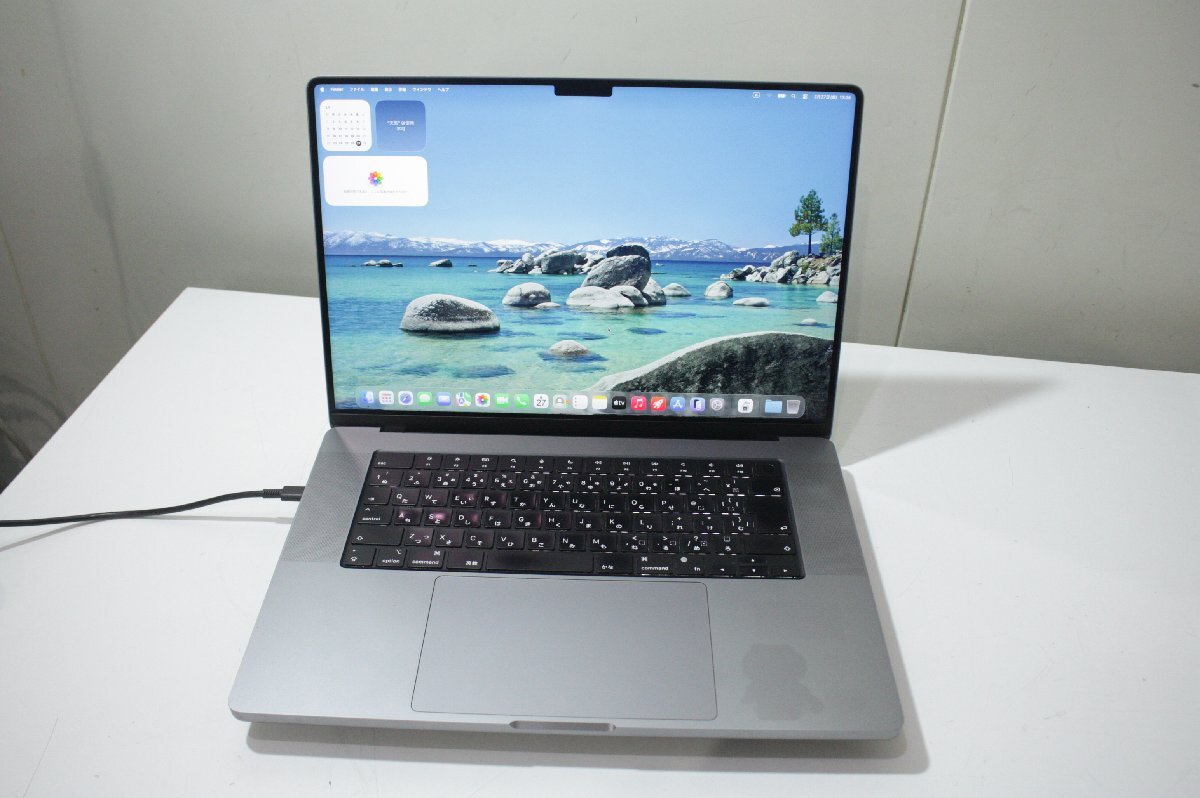 【PK388】Macbook Pro A2485 EMC3651 16インチ◆Apple M1 Pro◆SSD512GB◆メモリ16GB◆macOS Tahoe ◆充放電回数87ACなし