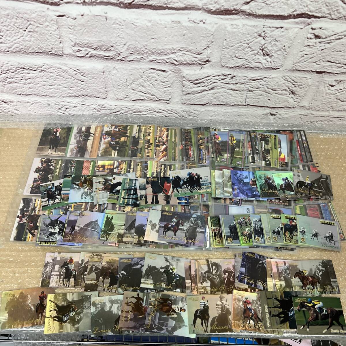 競馬カード 大量まとめ売り 1998 The Classic TRIUMPH ザ・クラシック Gホースカード 等 BANDAI キラ 当時品 トレカ 260103SK330159