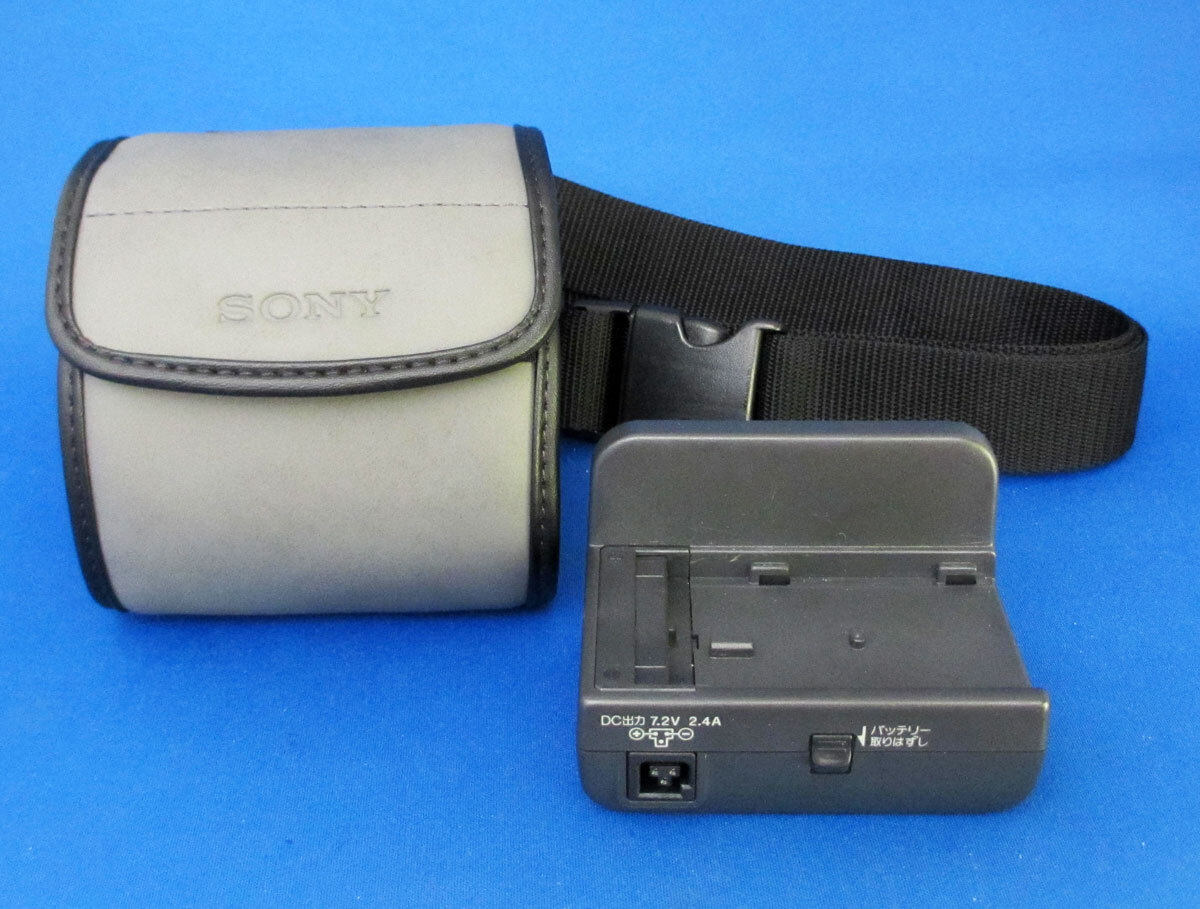 SONY NPA-L7 バッテリーアダプター ケース付属 DCR-VX1000でNP-F970 NP-F960など大容量バッテリーが使用できます