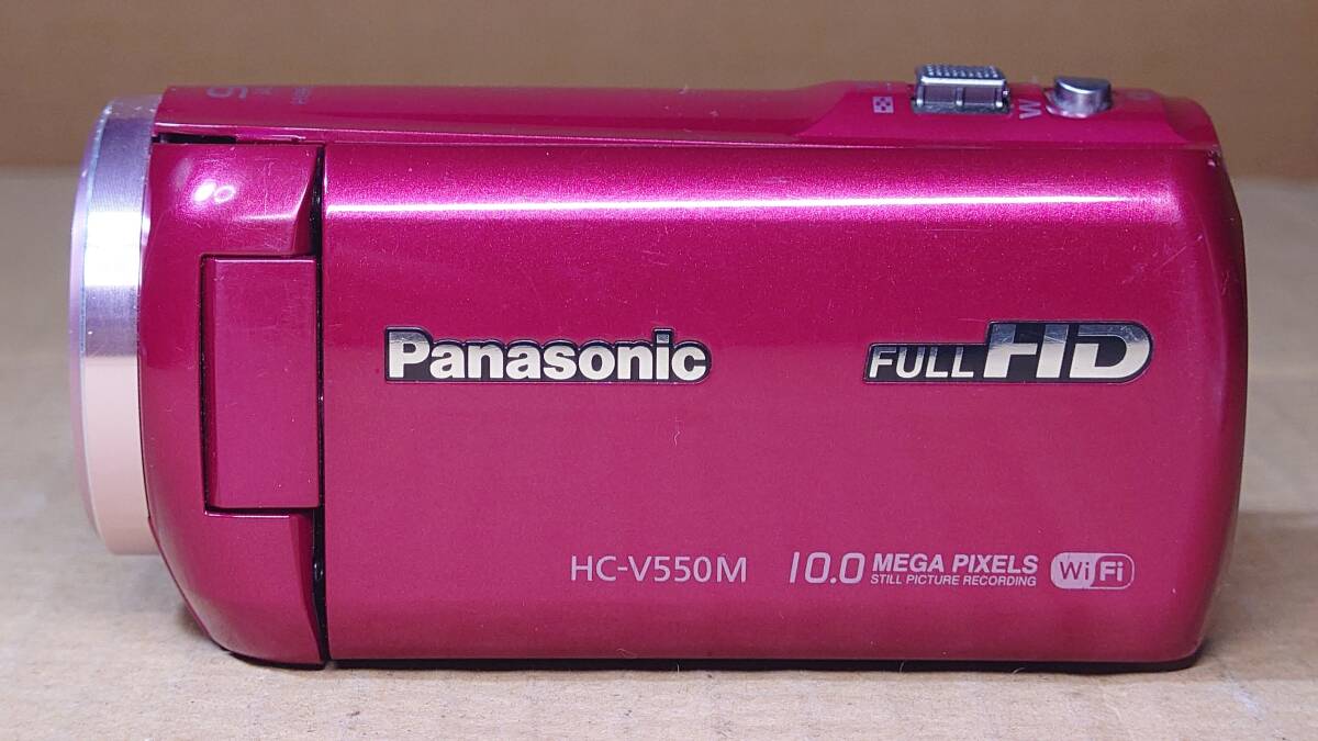 動作品 Panasonic デジタルハイビジョンビデオカメラ HC-V550M