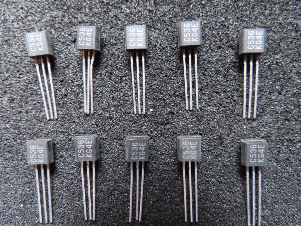 【未使用】トランジスタ 三洋 2SC536 １０個まとめて 【在庫９セット有り】 SANYO
