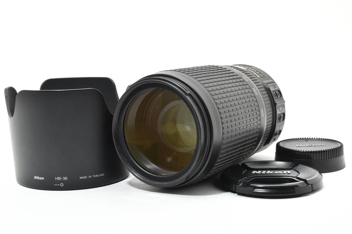 #5149 【外観美品】 Nikon AF-S 70-300mm f/4.5-5.6G ED VR★手ブレ補正搭載★超望遠ズーム★動作OK★フード付★（カビあり実用特価）
