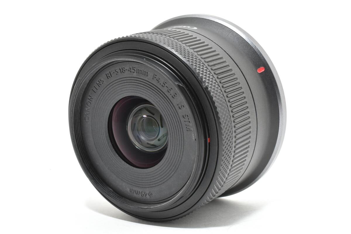 #5164 【極上品】 Canon RF-S 18-45mm F4.5-6.3 IS STM★最新EOS Rシリーズ用★手ブレ補正付★小型・軽量★動作OK