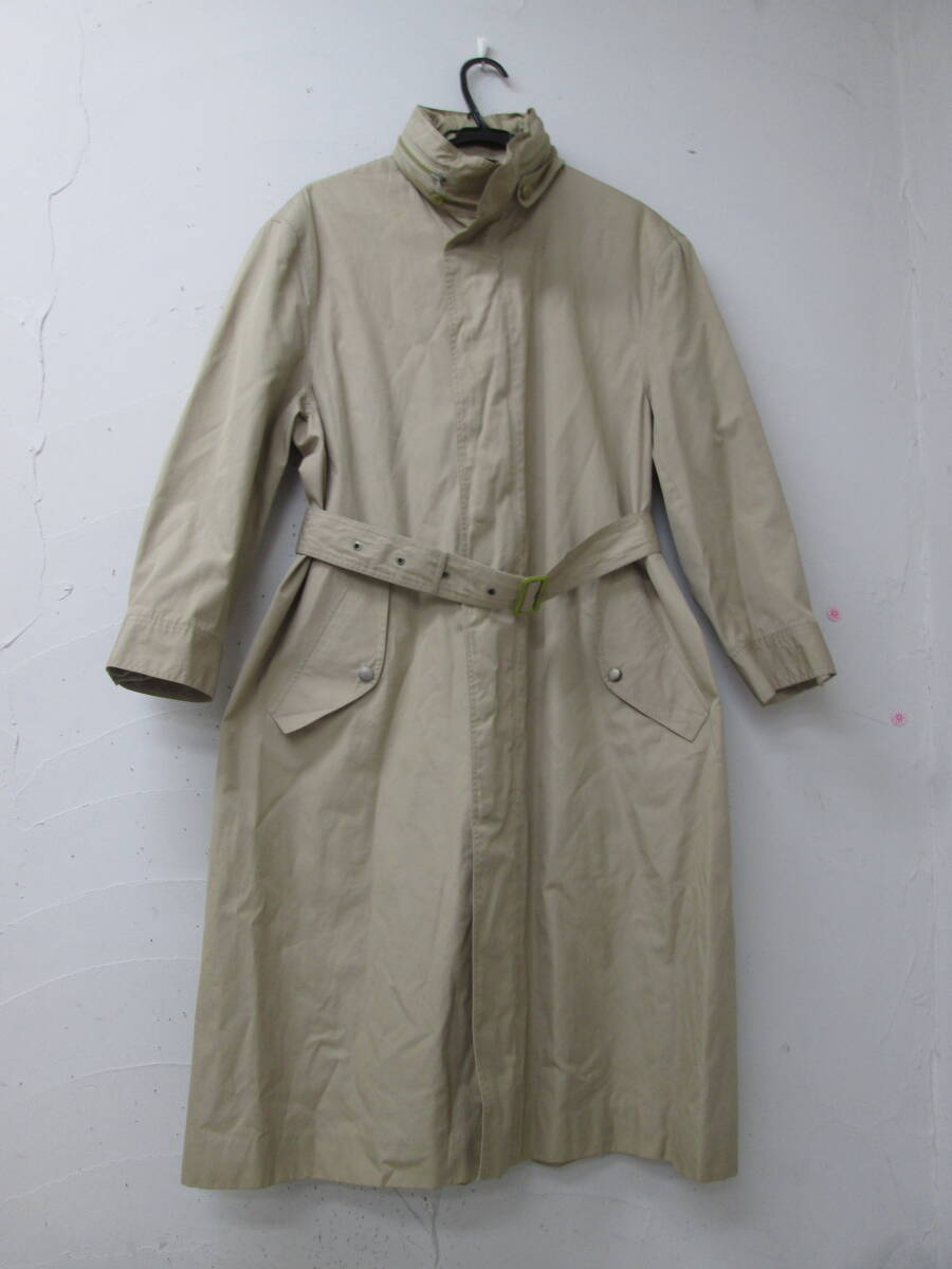 (11)♪Calvin klein カルバンクライン メンズ 綿100％ コート ベージュ サイズS