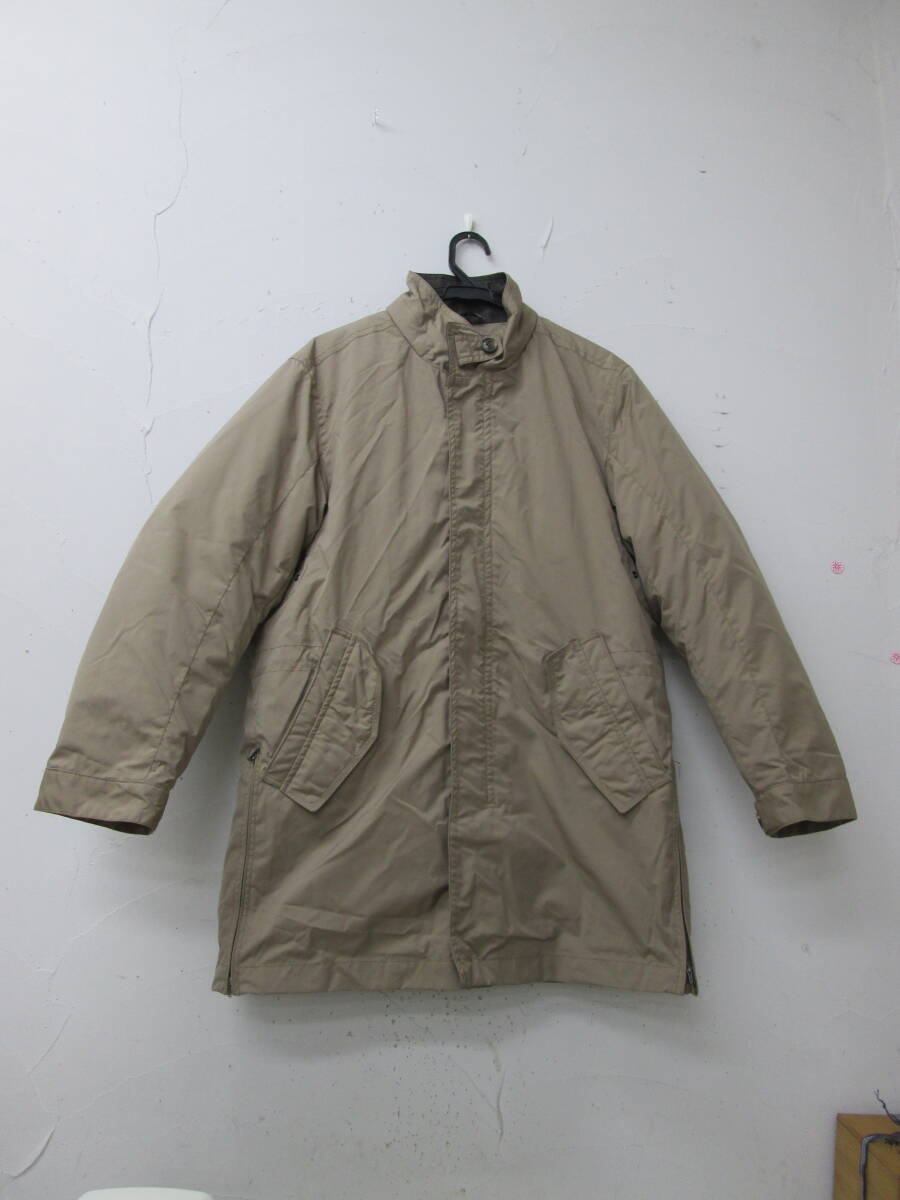 (13)♪SIMPLE LIFE シンプルライフ メンズ ダウンライナー付き ジャケット 2WAY サイズM ベージュ系 美品