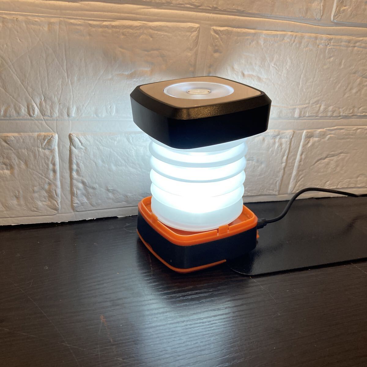 EXPANDABLE SOLAR LANTERN ランタン ソーラー キャンプランタン アウトドア USB充電式 LEDランタン 2点セット【9865】【9866】(2)