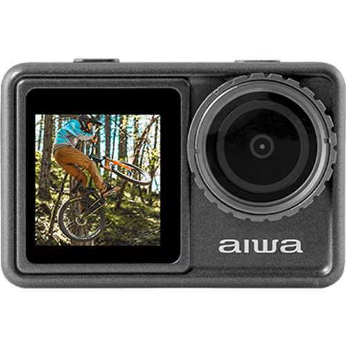 ◆新品未開封 aiwa(アイワ) アクションカメラ aiwa cam S5K 型番:JA3-ACM0001[5K高解像度/防水防塵/予備バッテリー/専用ケース] 保証付