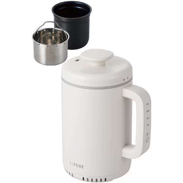 ◆新品 エレコム ELECOM 1合炊きミニ炊飯器 HAC-RCIH01WH [厚釜 高火力IH/炊飯・低糖質・早炊き・保温メニュー搭載/LiFEREホワイト] 保証付