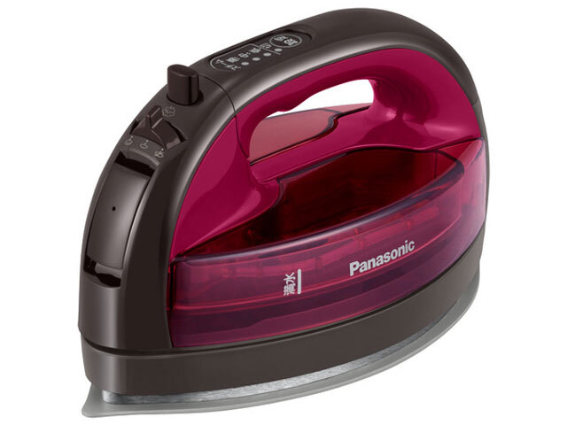 ◆新品 パナソニック Panasonic コードレス スチームアイロン カルル NI-WL508-P [Wヘッドベース/ハンガーショット機能/衣類も除菌] 保証付