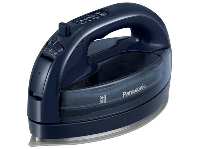 ◆新品 パナソニック Panasonic コードレス スチームアイロン NI-WL508-A [Ｗヘッドベース/ハンガーショット機能/衣類除菌]
