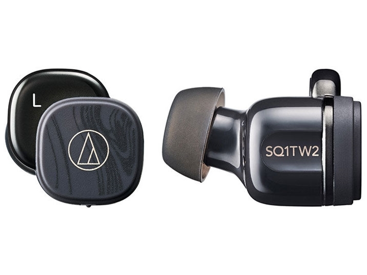 ◆新品 オーディオテクニカ audio-technica ワイヤレスイヤホン ATH-SQ1TW2 GY [チャコールグレー=数量限定カラーのマキアート模様] 保証付