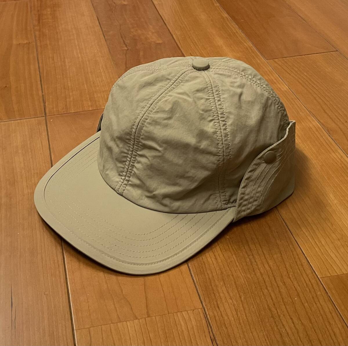 YETI ナイロン 耳当て付 キャップ ベージュ フリー / イエティ 帽子