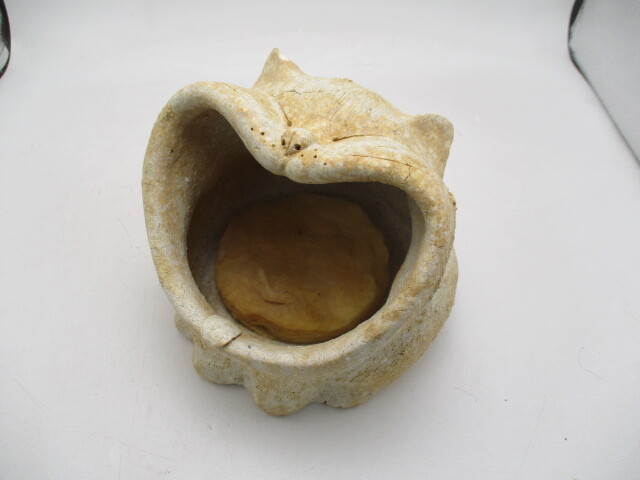 ★☆蚊取り線香入れ　猫　陶器☆★