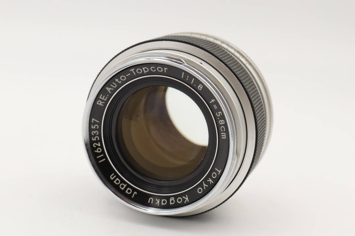 値下げ◆良上品☆TOPCON トプコン Tokyo Kogaku Japan RE.Auto-Topcor 58mm f1.8 標準レンズ ###r16090