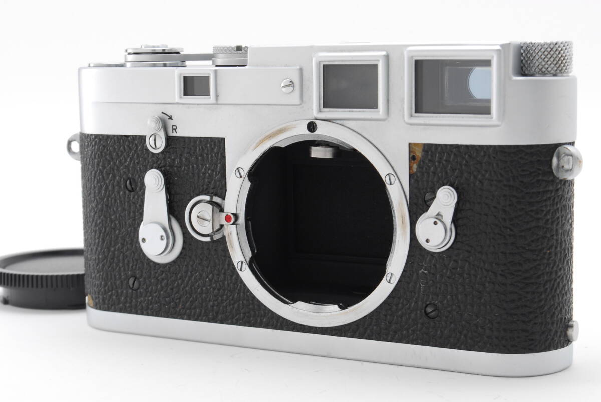 [AB- Exc] Leica M3 Chrome 107xxxx Single Stroke SS Rangefinder Camera JAPAN 9769