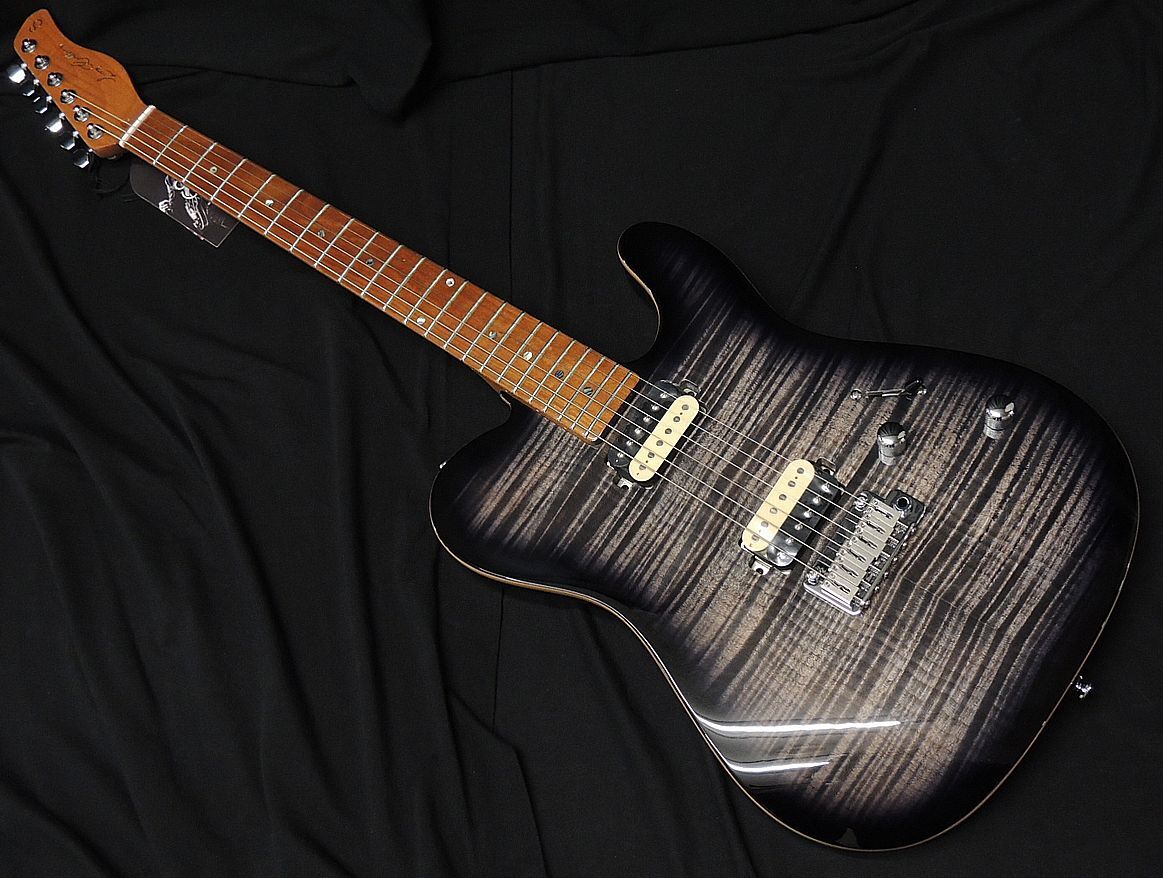 Sire Larry Carlton T7 FM TBK Flame Maple サイアー ラリーカールトン テレキャスター エレキギター ブラック アウトレット