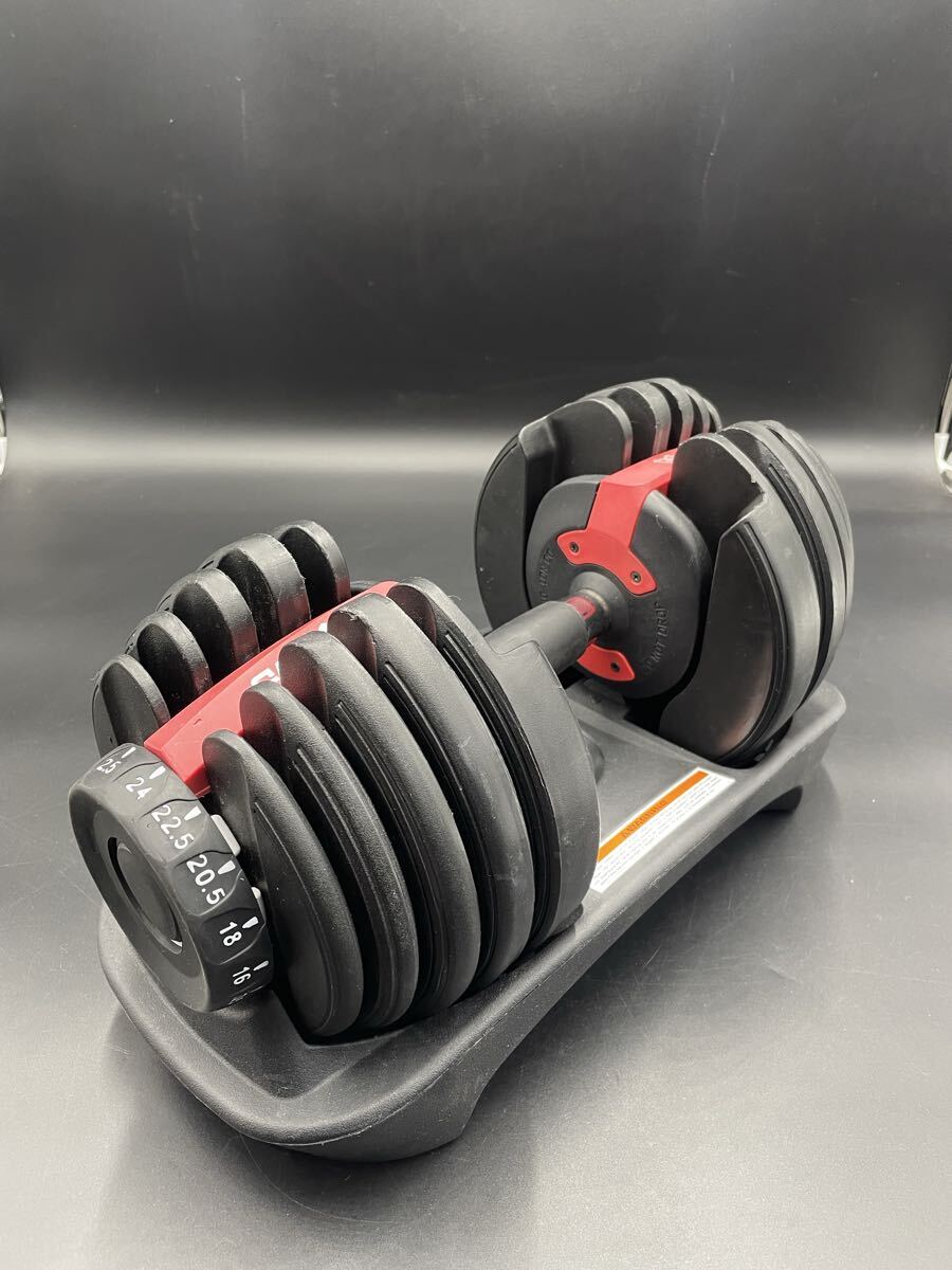4WD 可変式ダンベル 24kg 単品 アジャスタブル ダンベル 5段階調整 トレーニング用品